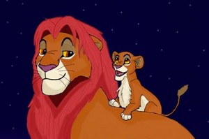 Simba and Kiara - The Lion King.