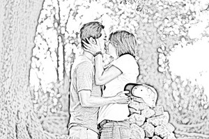 The Walking Dead - Coloring Pages - Glenn and Maggie