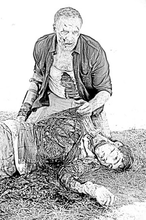  The Walking Dead - Coloring Pages - Merle