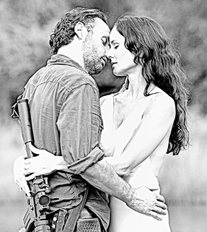  The Walking Dead - Coloring Pages - Rick and Lori