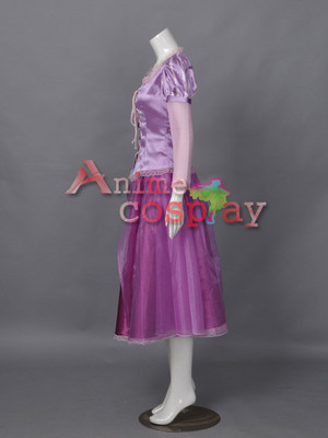  animecosplays.com is providing disney enrolados Princess Rapunzel Cosplay Costume 3
