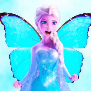 Disney princesses as Schmetterlinge