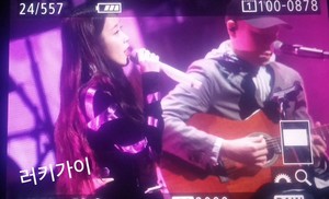  151129 IU and Oh Hyuk 'CHAT-SHIRE' концерт at Busan
