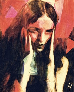  A portrait, Inspired from Emma's vogue italia photoshoot.