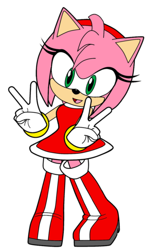  Amy Rose - Sonic Giải cứu thế giới Sketch