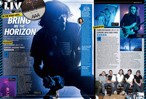  Bring Me The Horizon in Kerrang Magacine