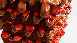  Chocolate aardbei Dessert
