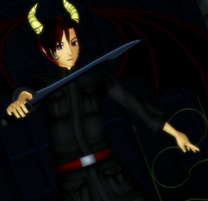  Devil Romano and his sword