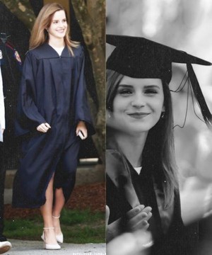  Emma Watson graduating