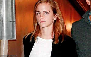  Emma leaving 'Hamilton the musical' in NYC