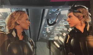  Entertainment Weekly's first look at X-men: Apocalypse -- Mystique and Quicksilver