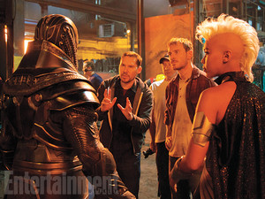  Entertainment Weekly's first look at X-men: Apocalypse -- behind the scenes