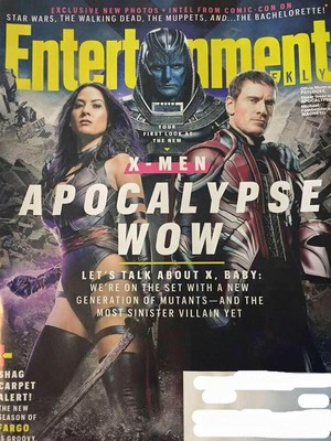  Entertainment Weekly's first look at X-men: Apocalypse cover