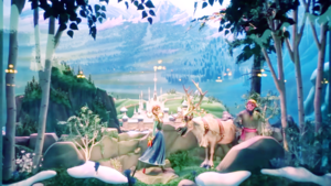  アナと雪の女王 魔法にかけられて Window, Disneyland, Main 通り, ストリート