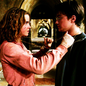  Harry and Hermione fã Art