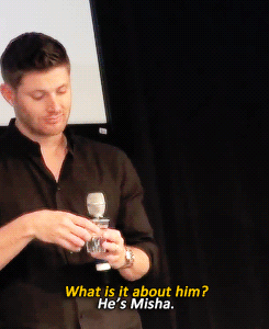  Jensen talking about Misha
