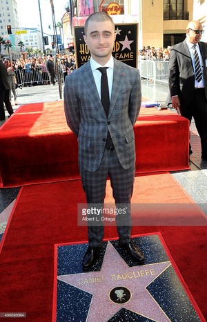  Legendary Daniel Radcliffe Now estrela of Walk of fame (Fb,com/DanielJacobRadcliffeFanClub)