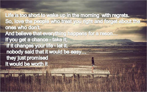  Life is too short