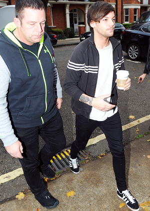  Louis arriving at BBC studios