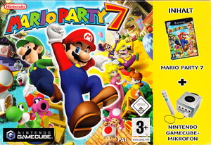  Mario Party 7 GameCube and Microphone bundle BoxArt