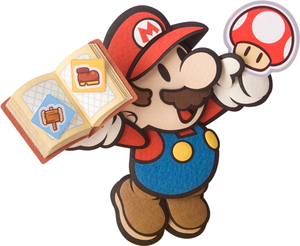  Paper Mario with Sticker book
