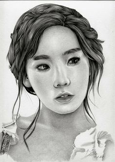  SNSD Taeyeon drawing