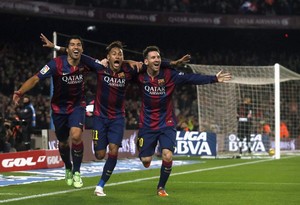  Suarez , 内马尔 and Messi