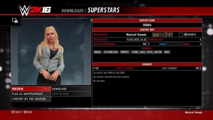 WWE 2K16: Debra (PS4)