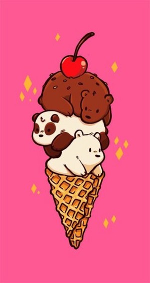 We Bare Bears Ice Cream