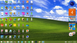  Windows XP oliva Green