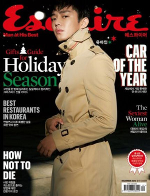 Yoo Ah In : Esquire Korea Dec 2015
