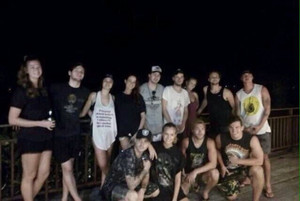 5SOS with বন্ধু in Bali