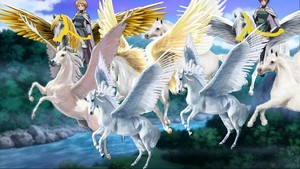  Agnes and Michelle drive a Beautiful Pegasus Herd