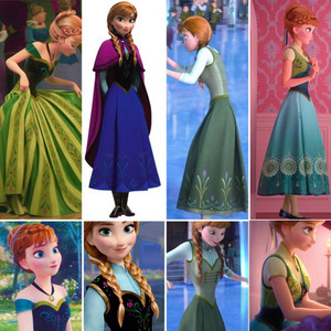  Anna's outfits