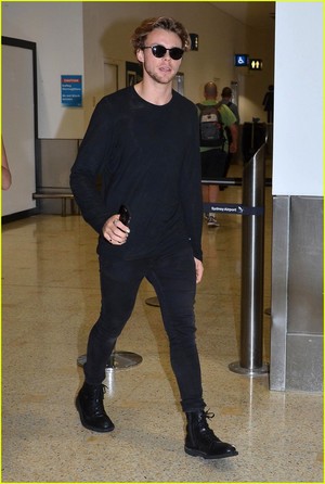  Ash at the airport in Sydney