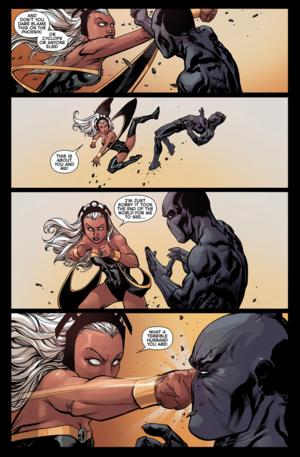  Avengers vs X-Men#2: Storm vs T'Challa_4