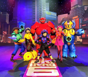 Big Hero 6 characters for a private event/party at Disneyland in Paris