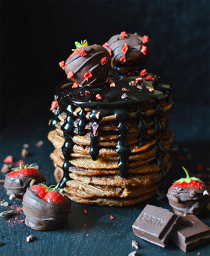  Cioccolato pancakes, pancake