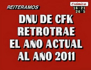  DNU CFK