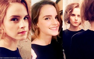  Emma at the screening of 'The True Cost'