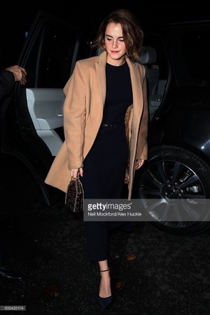  Emma leaving the screening of The True Cost in ロンドン [yestarday]