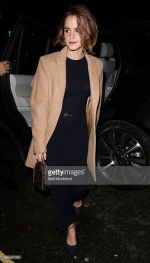  Emma leaving the screening of The True Cost in Londres [yestarday]