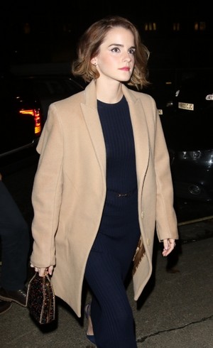  Emma leaving the screening of The True Cost in 런던 [yestarday]