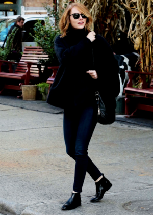 Emma out in NYC