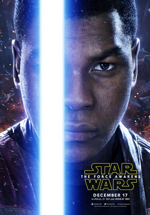  Finn,SW:The Force Awakens poster