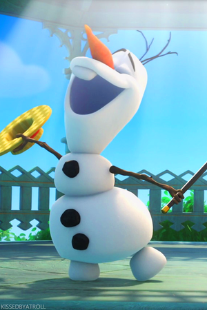 Frozen Olaf phone wallpaper