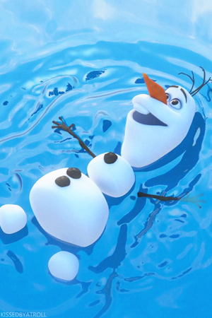 Frozen Olaf phone kertas dinding
