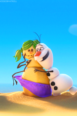  Frozen Olaf phone karatasi la kupamba ukuta