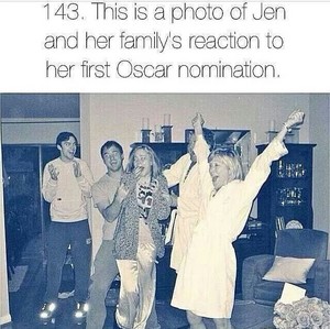  Jennifer and family reaction nomination oscars