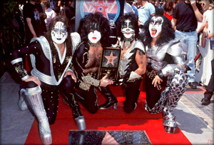  kiss ~Hollywood, California…August 11, 1999 (Hollywood Walk of Fame)